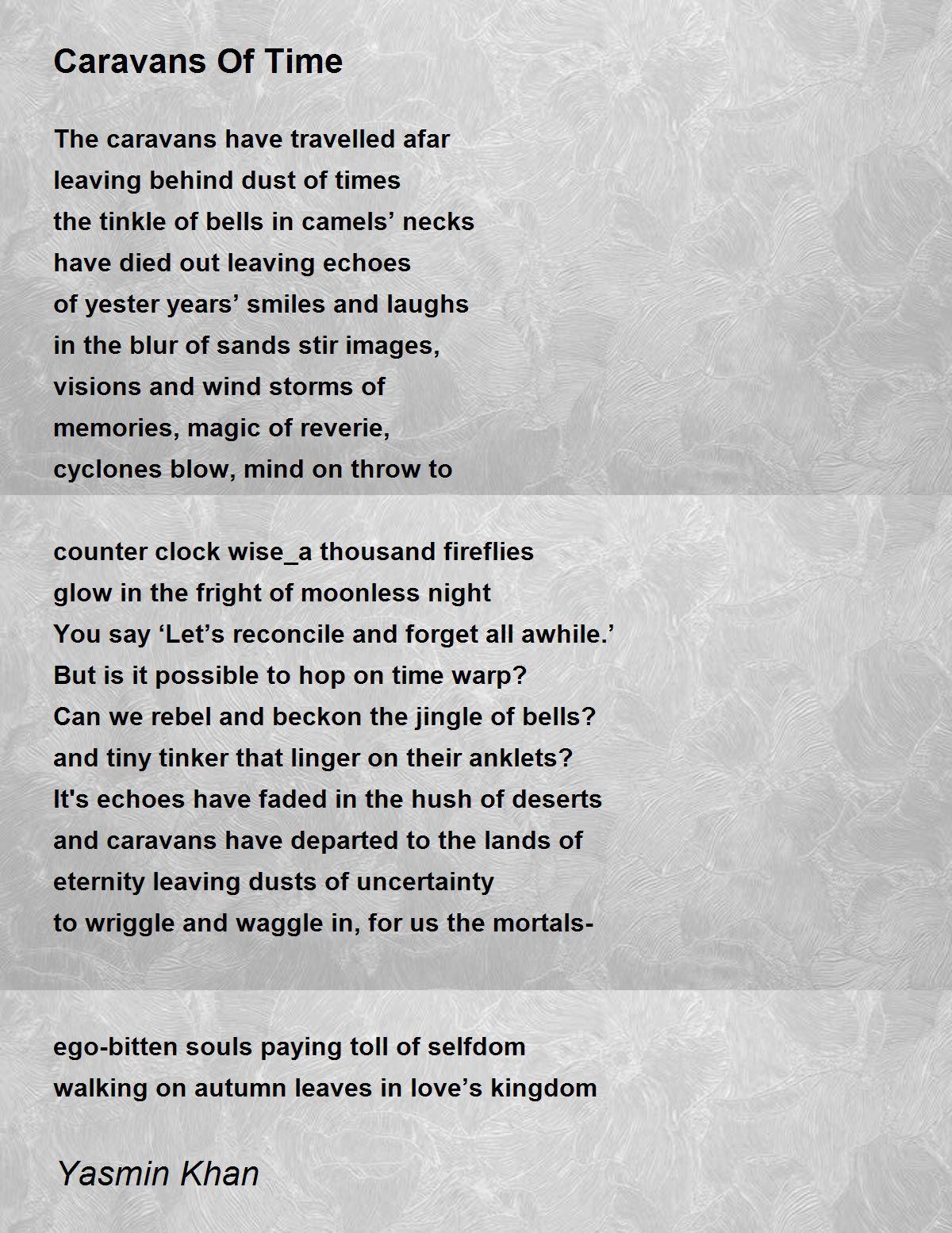 Caravans Poems Poems For Caravans Poems Poem Hunter