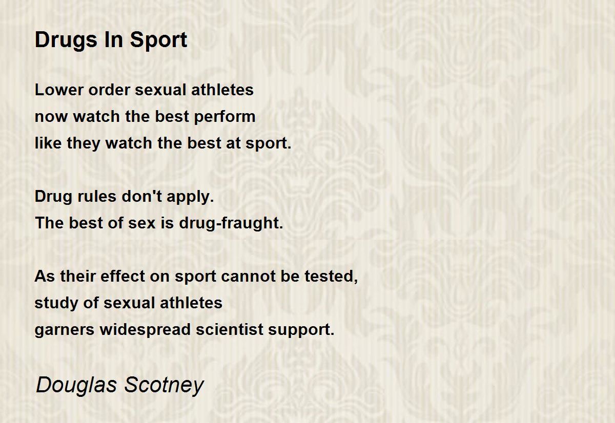 drugs in sports essay