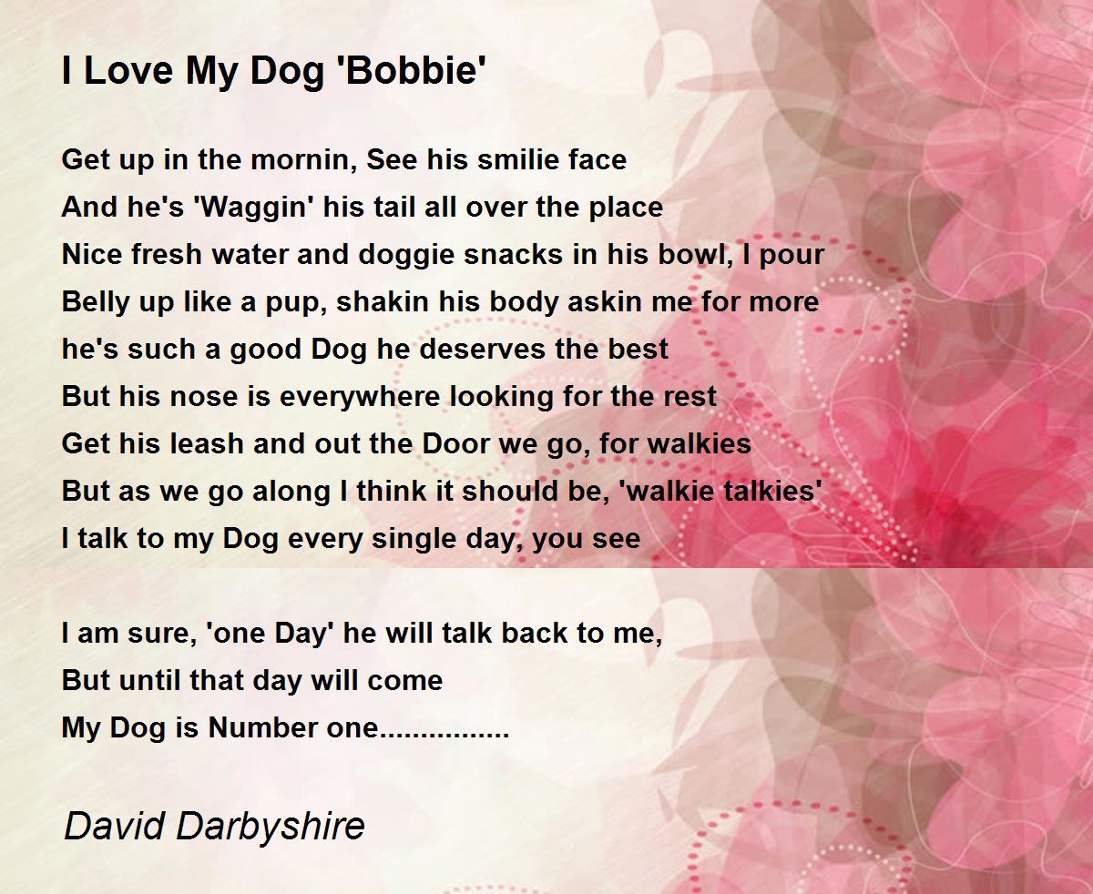 Love poems david i you I LOVE