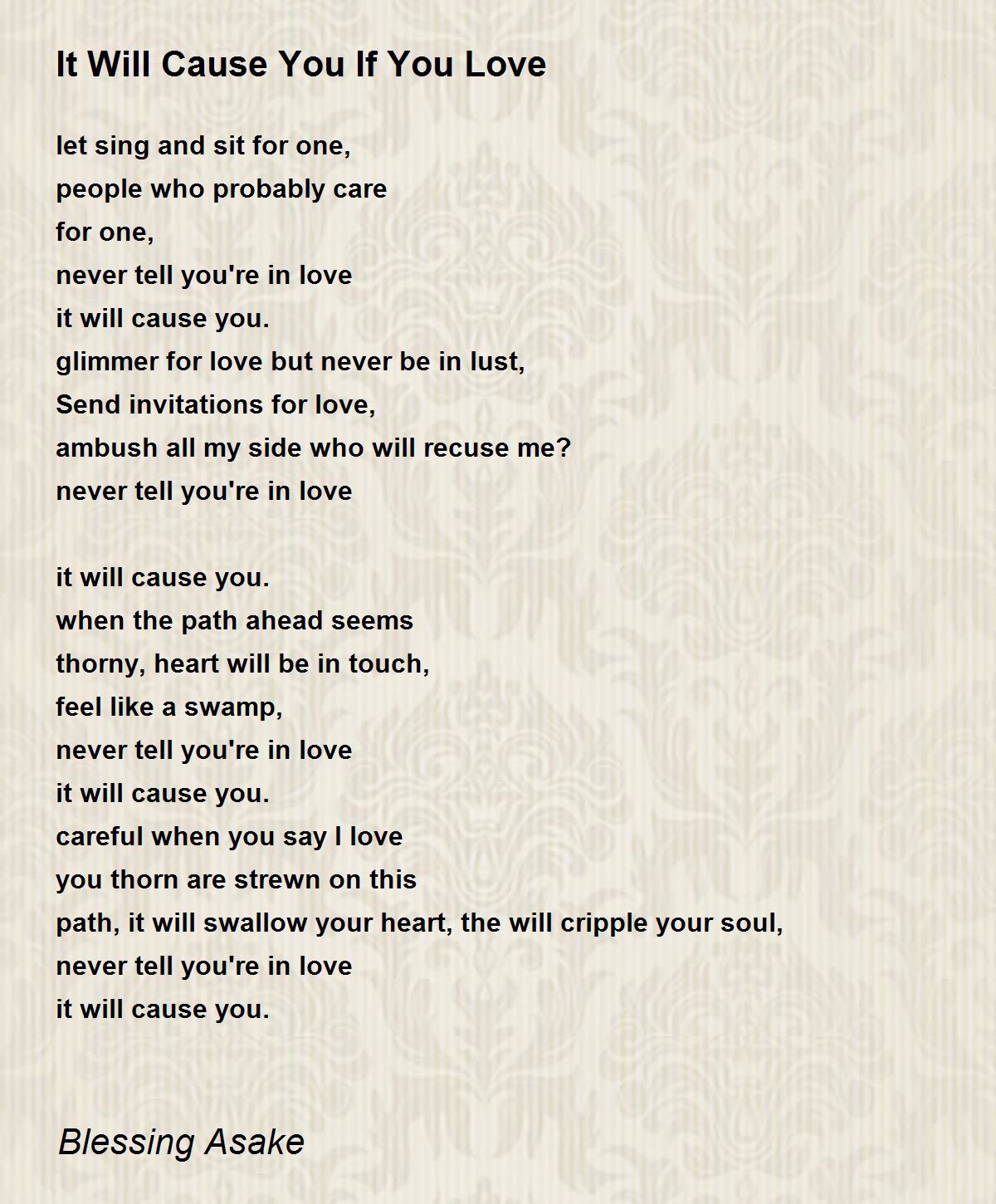 i love you you love me poem