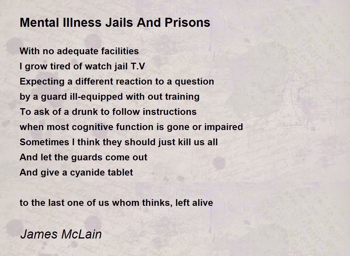 Mental Illness Jails And Prisons Mental Illness Jails And Prisons
