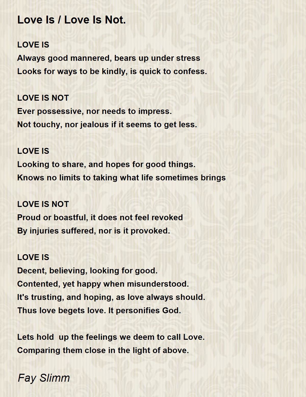love is love is not 2
