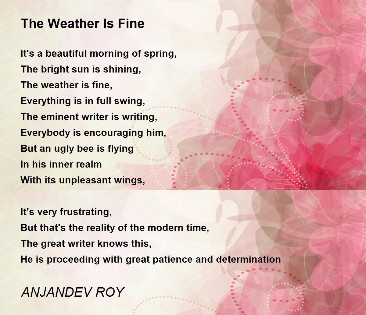 everything will be fine poem