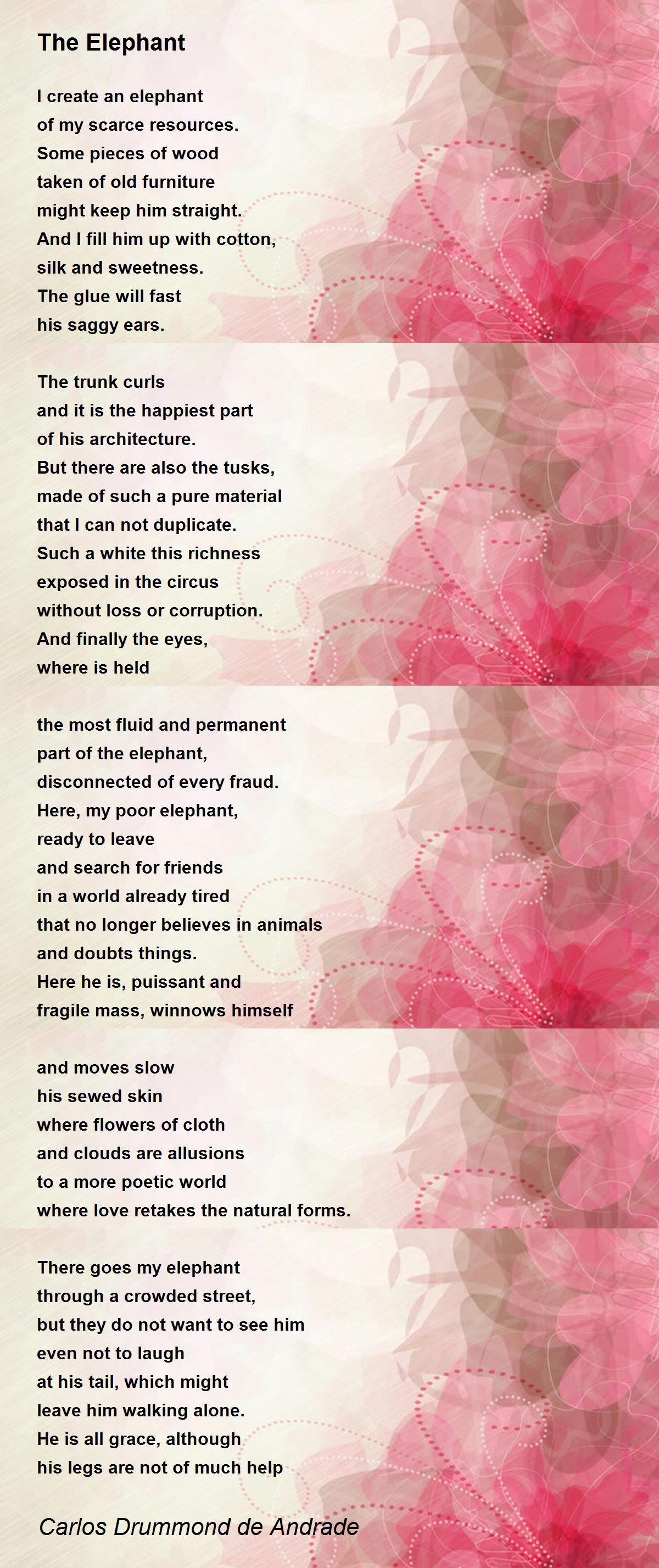 Elephant Poems - Poems For Elephant Poems - Poem Hunter