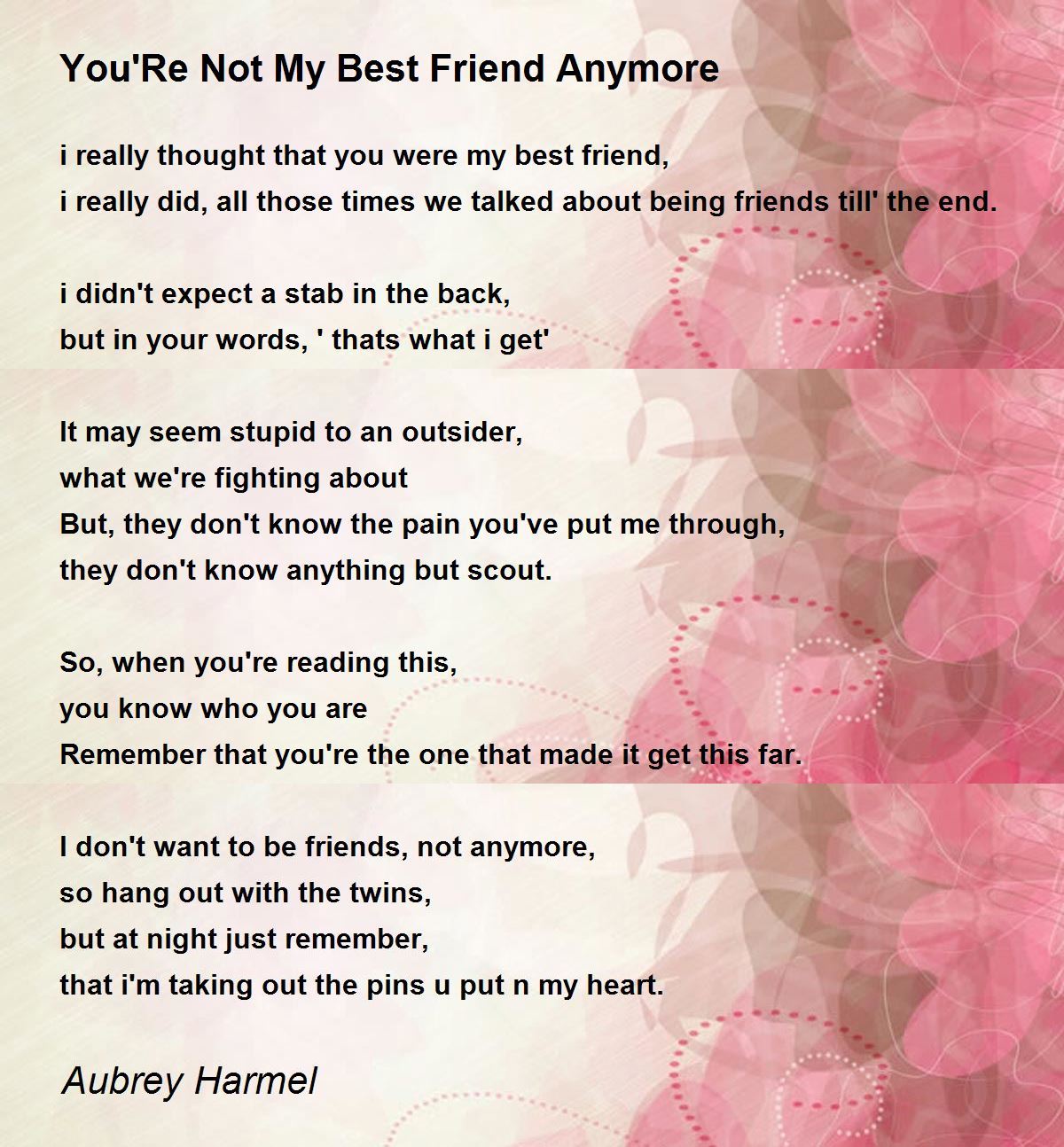 Stupid poems for friends