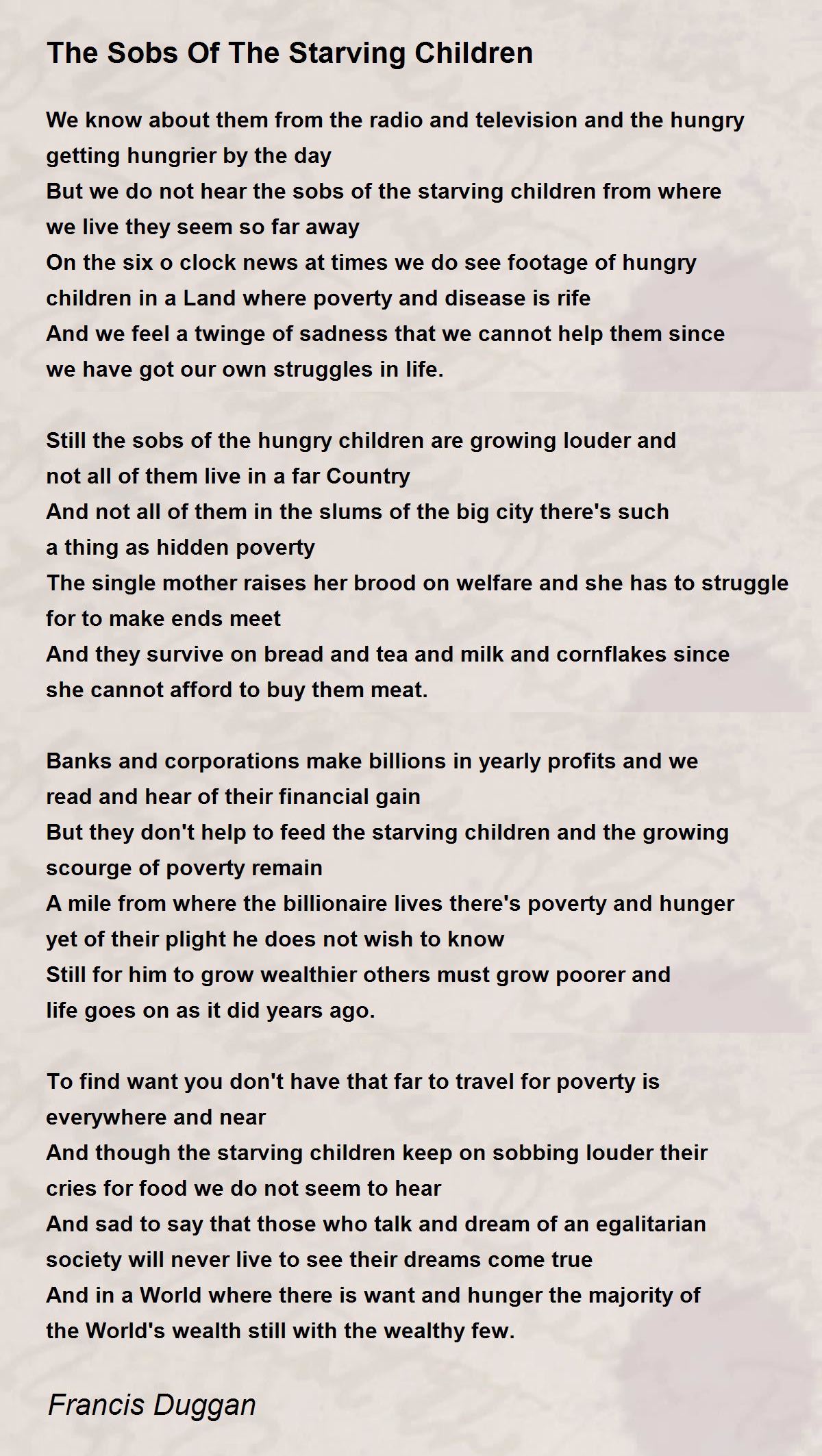 The Sobs Of The Starving Children - The Sobs Of The Starving Children ...