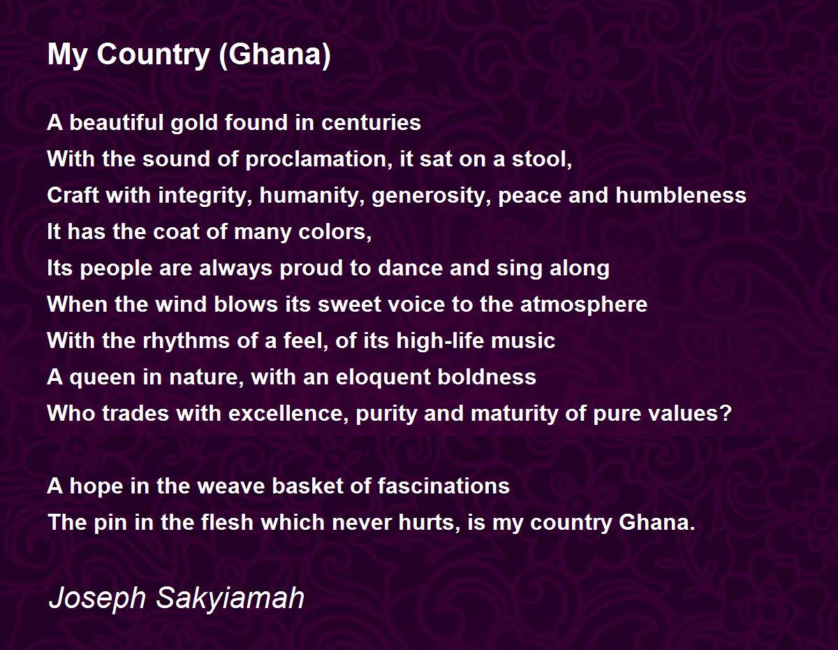 an essay about my country ghana