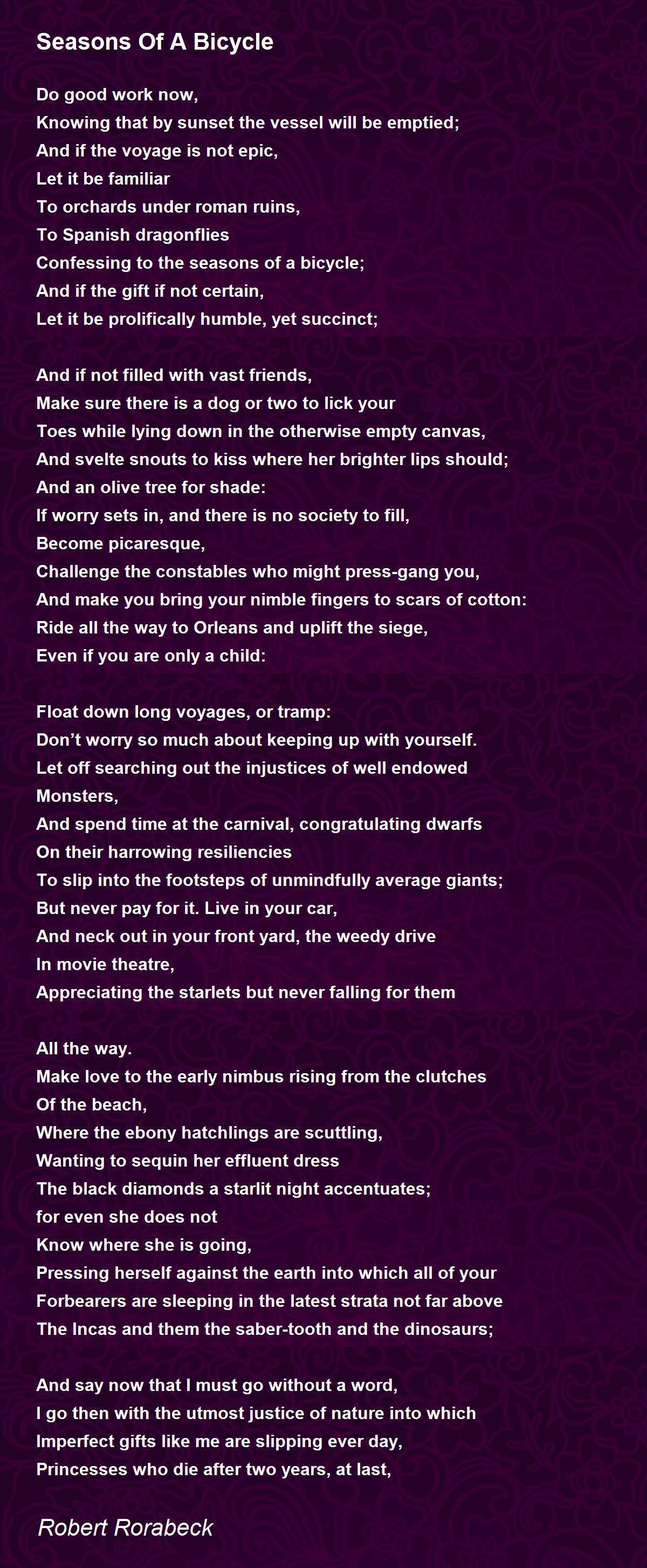 Seasons Poems - Poems For Seasons Poems - Poem Hunter