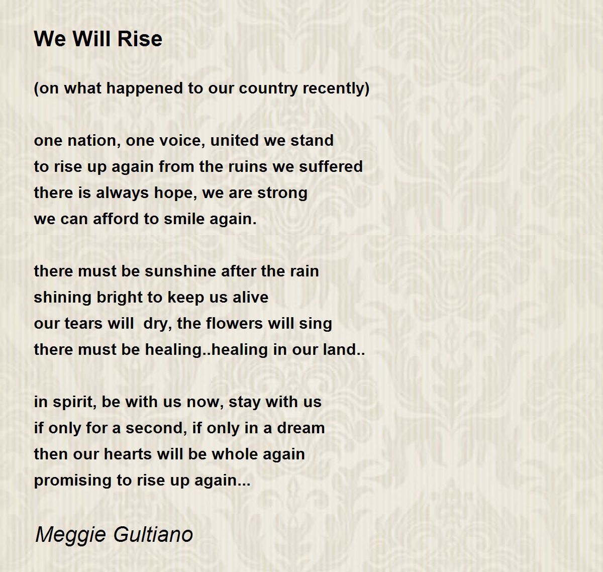 Как переводится rise. Meggie Gultiano. Rise перевод. Перевод песни Rise. Rise it перевод.