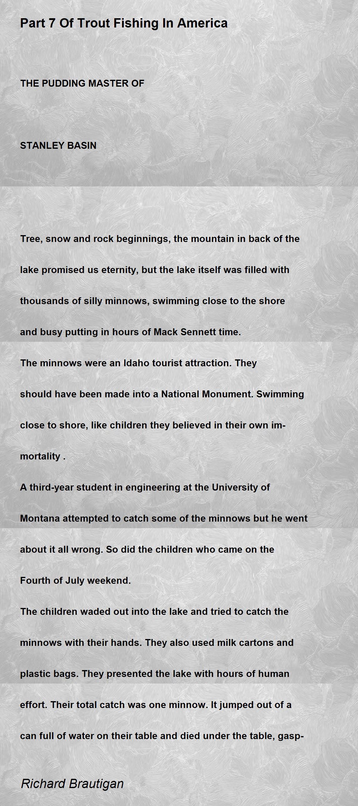 Part 7 Of Trout Fishing In America Part 7 Of Trout Fishing In America