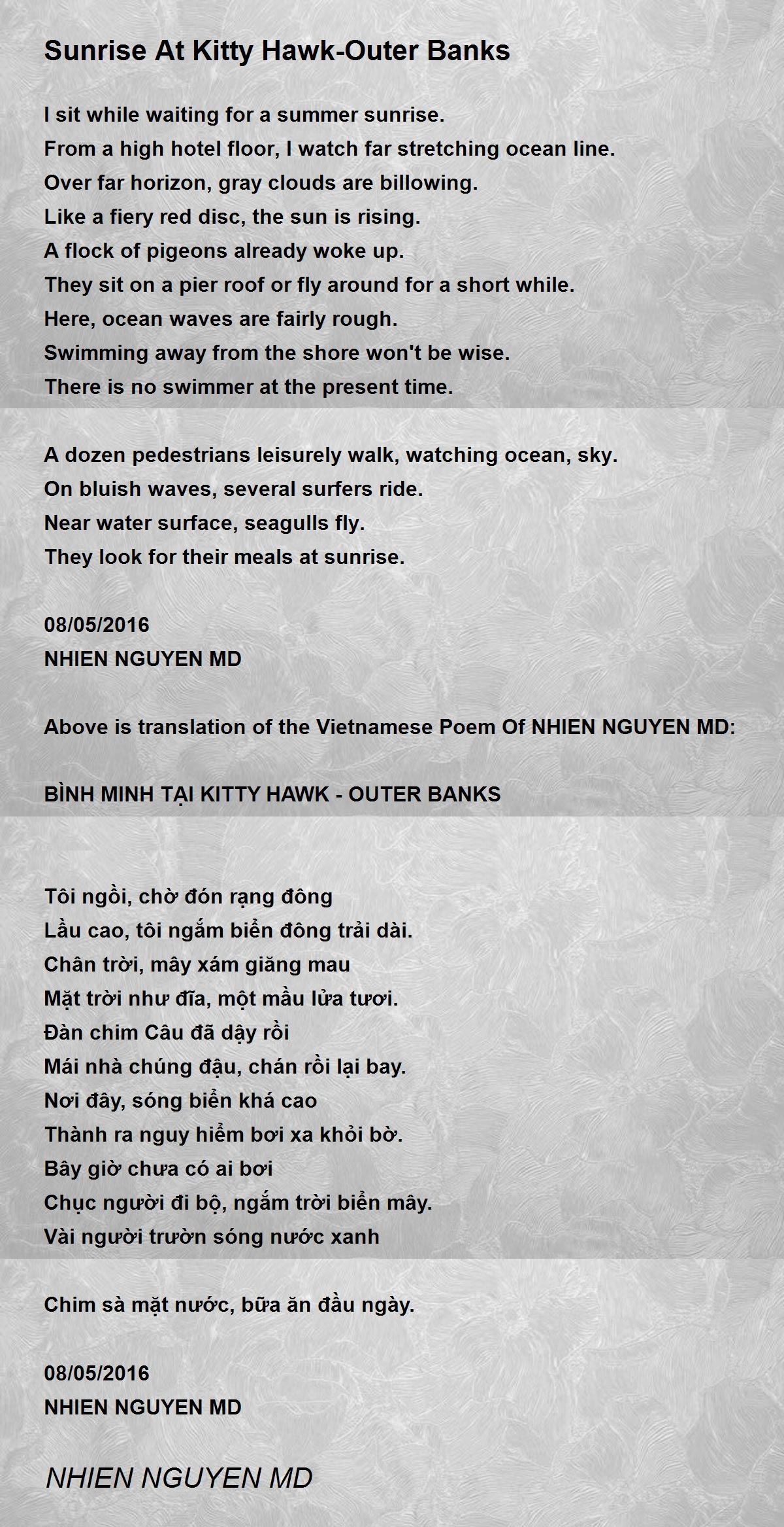 Sunrise At Kitty HawkOuter Banks Sunrise At Kitty HawkOuter Banks