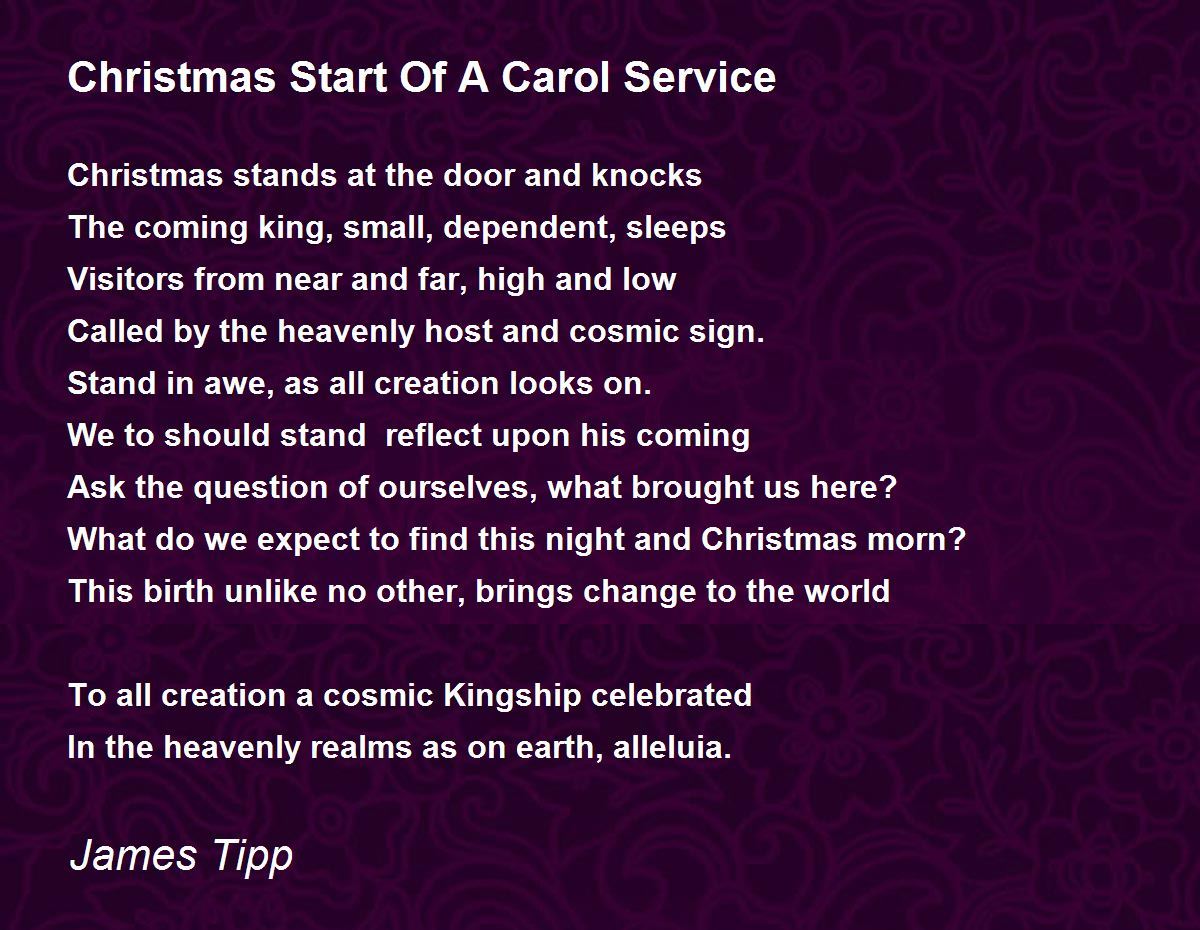 Christmas Carol Service Readings 