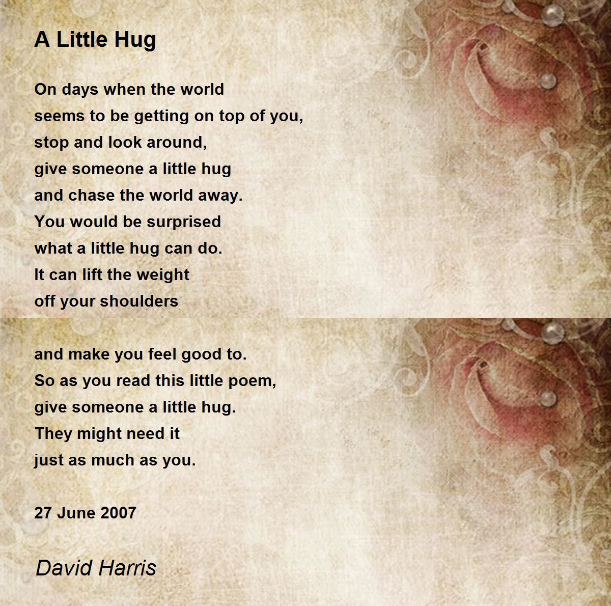 Love david i poems you I Love