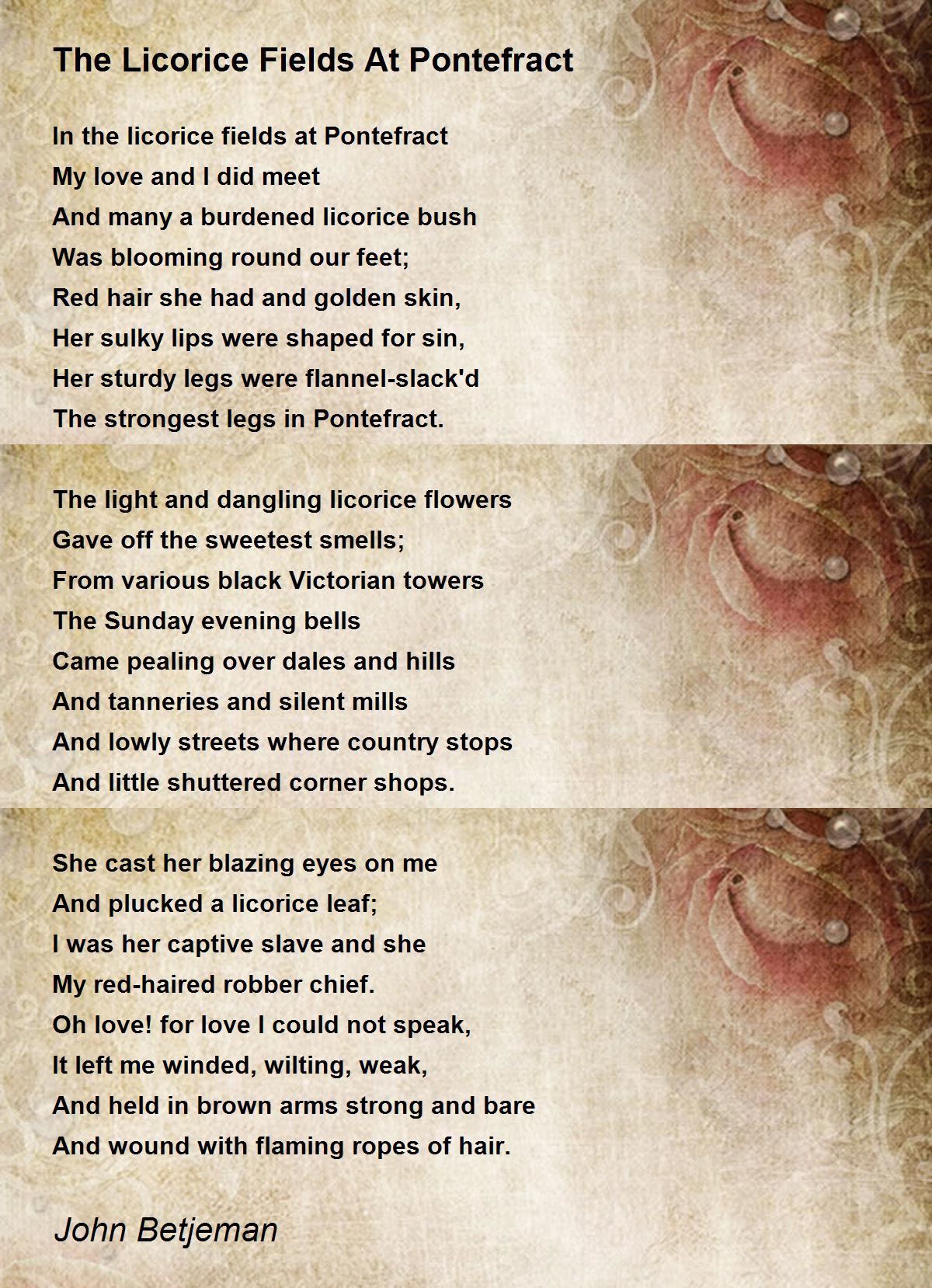 The Licorice Fields At Pontefract The Licorice Fields At Pontefract