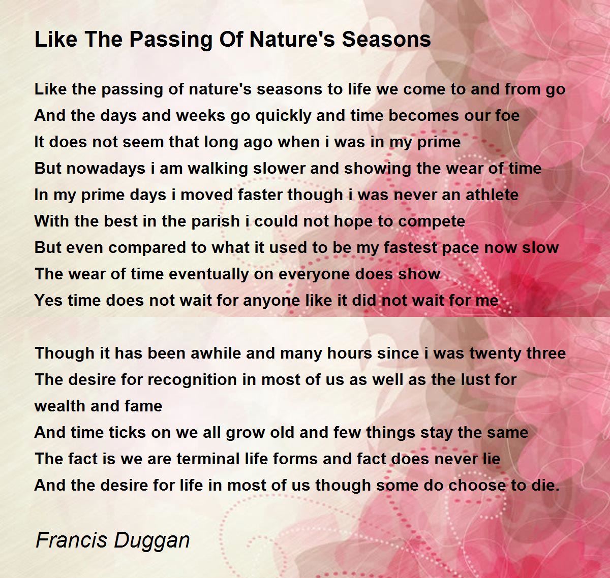 Like The Passing Of Nature's Seasons - Like The Passing Of Nature's
