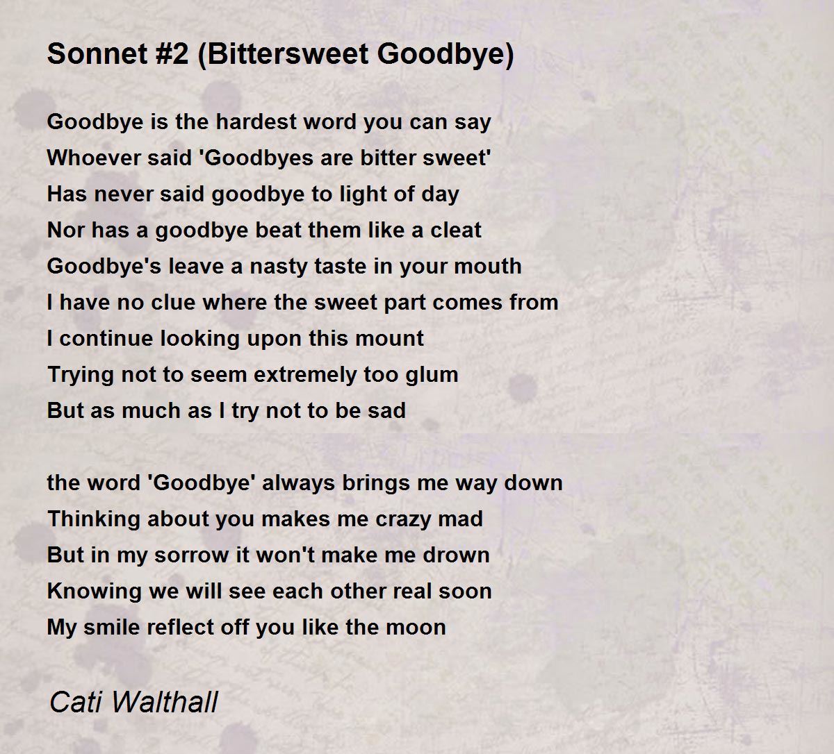 2 (Bittersweet Goodbye) by Cati Walthall 2