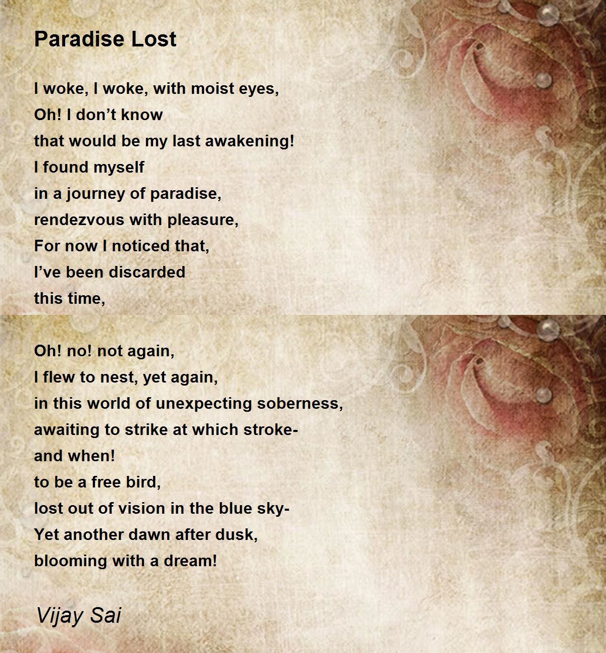 paradise lost meaning