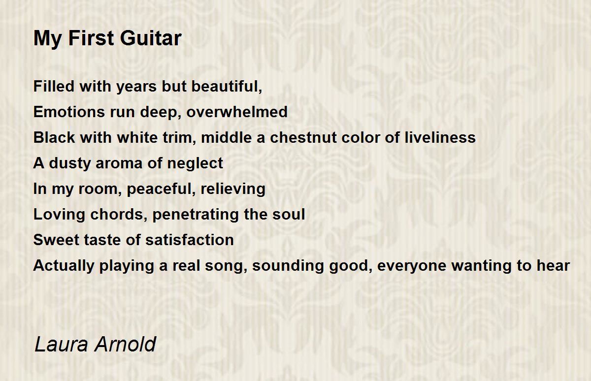 Guitar Poems - Poems For Guitar - Poem Hunter