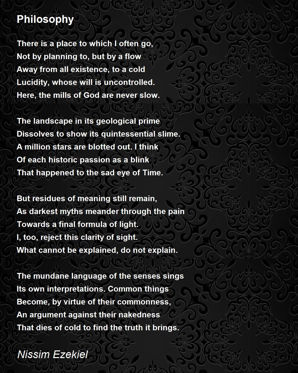 the patriot poem by nissim