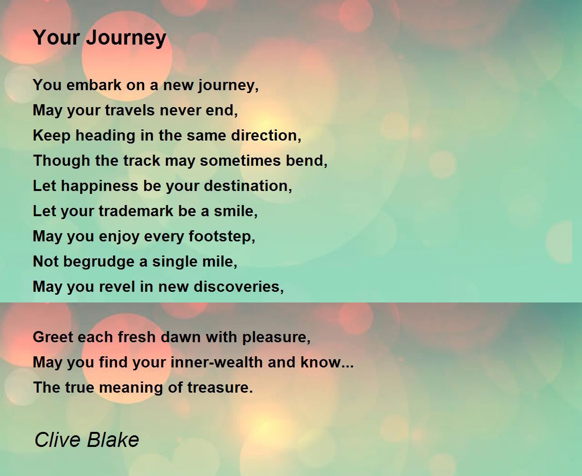 journey english poem