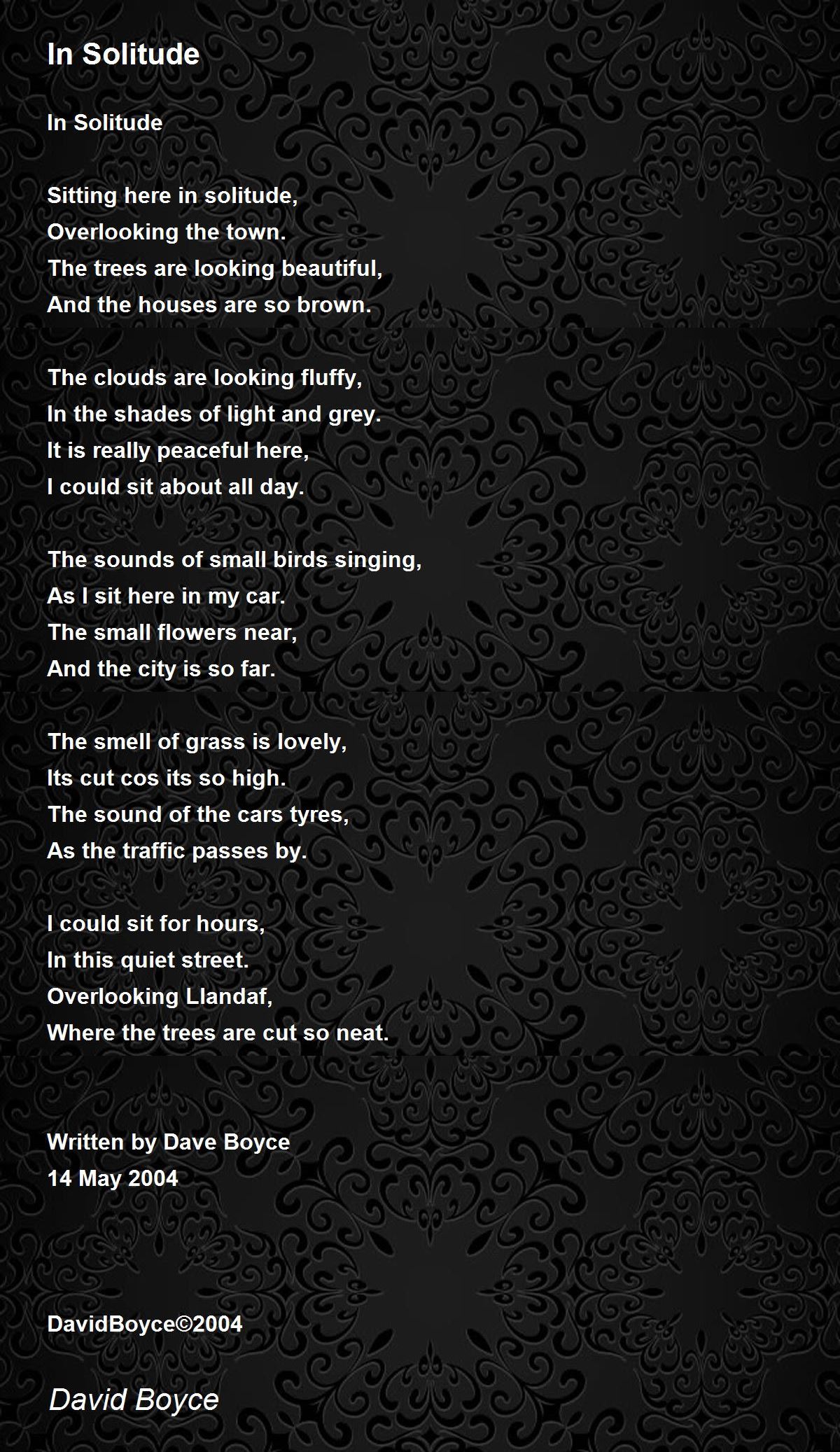 Desolate Poem Exploring Solitude Through Short Poems – GEOX