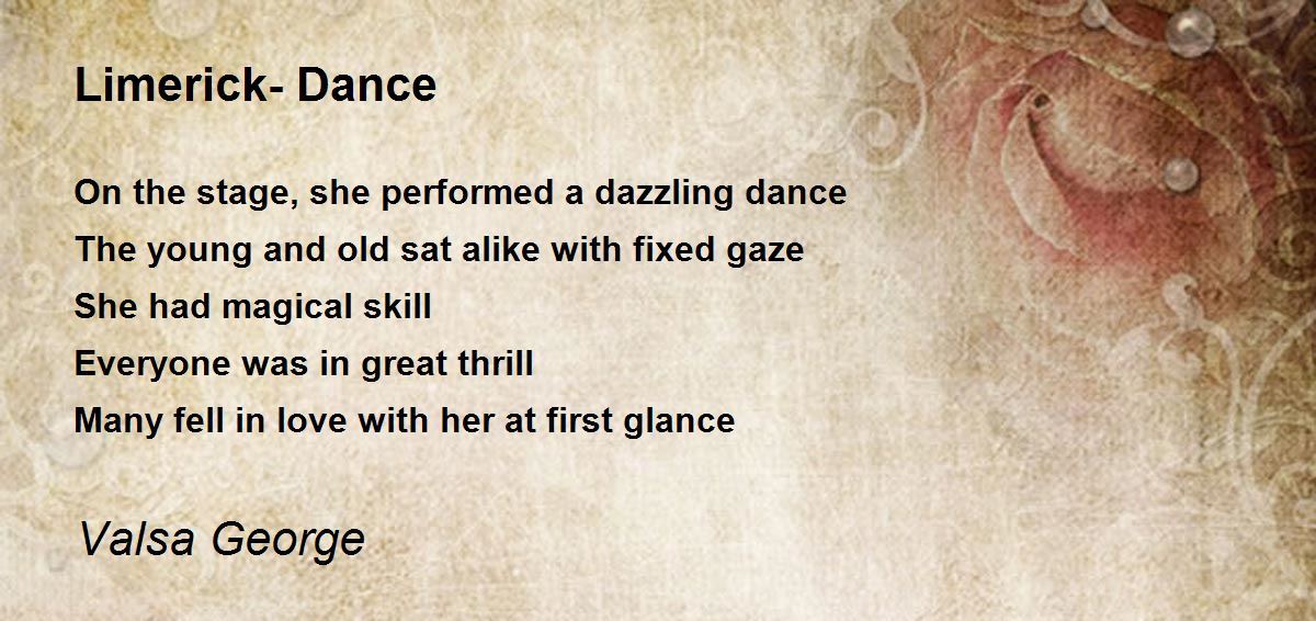 Limerick Dance Limerick Dance Poem by Valsa