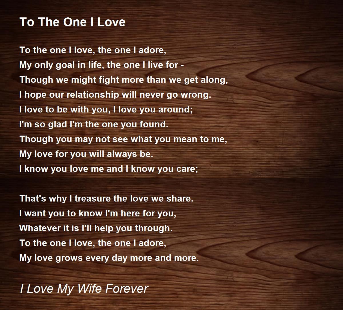 Will you be my wife poems