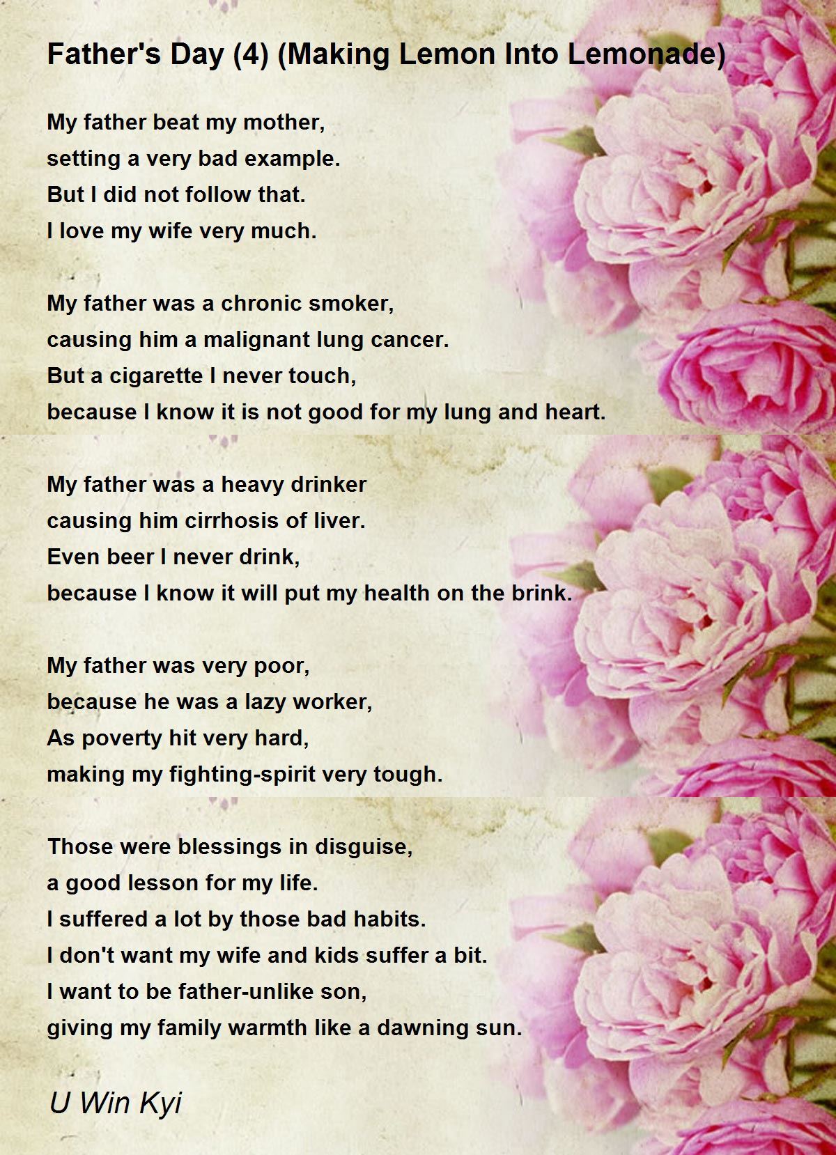 Father's Day (4) (Making Lemon Into Lemonade) Father's Day (4