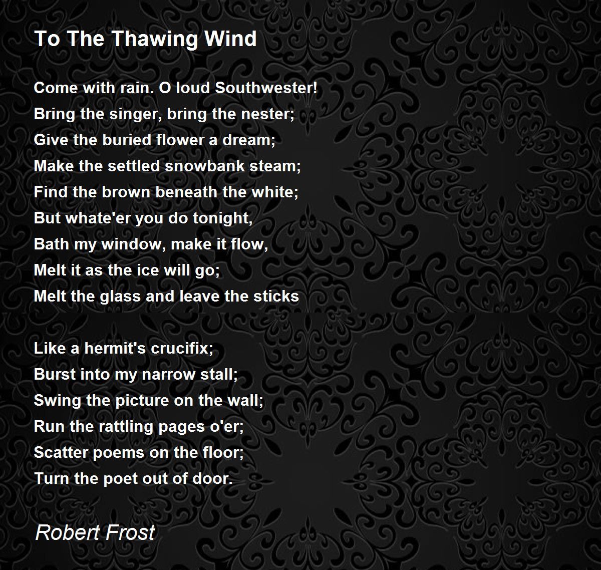 characteristics of robert frost poetry