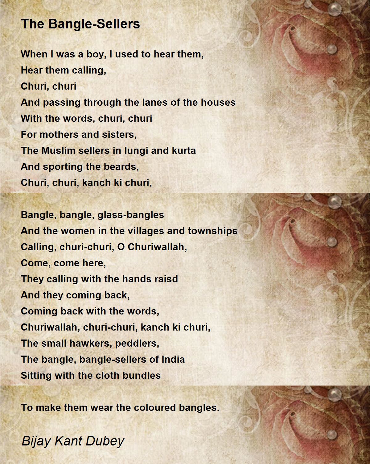 The BangleSellers The BangleSellers Poem by Bijay Kant Dubey