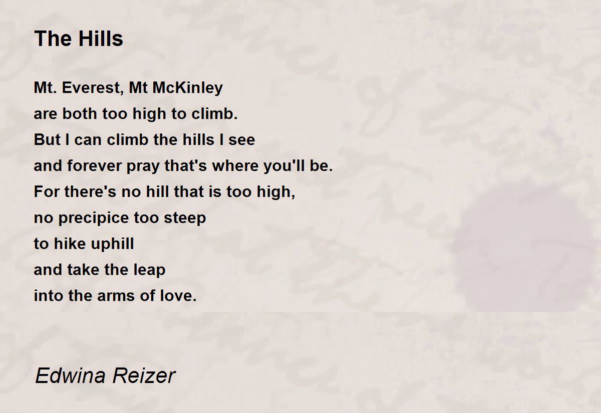 The Hills The Hills Poem By Edwina Reizer the-hills-the-hills-poem-by-edwina-reizer