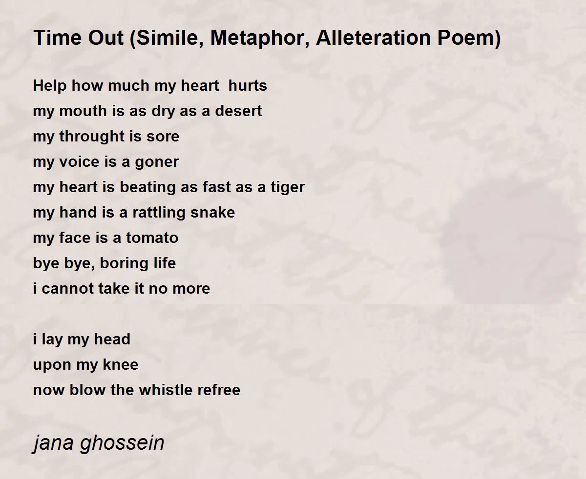 For fast metaphor 20 Poetic