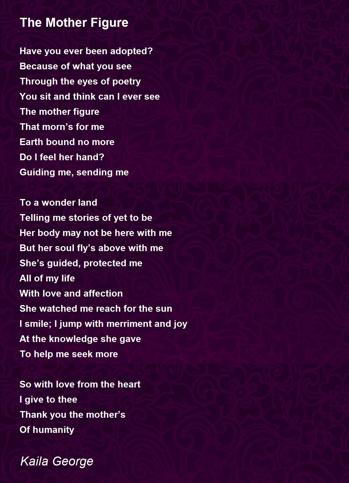 The Mother Figure The Mother Figure Poem by Kaila