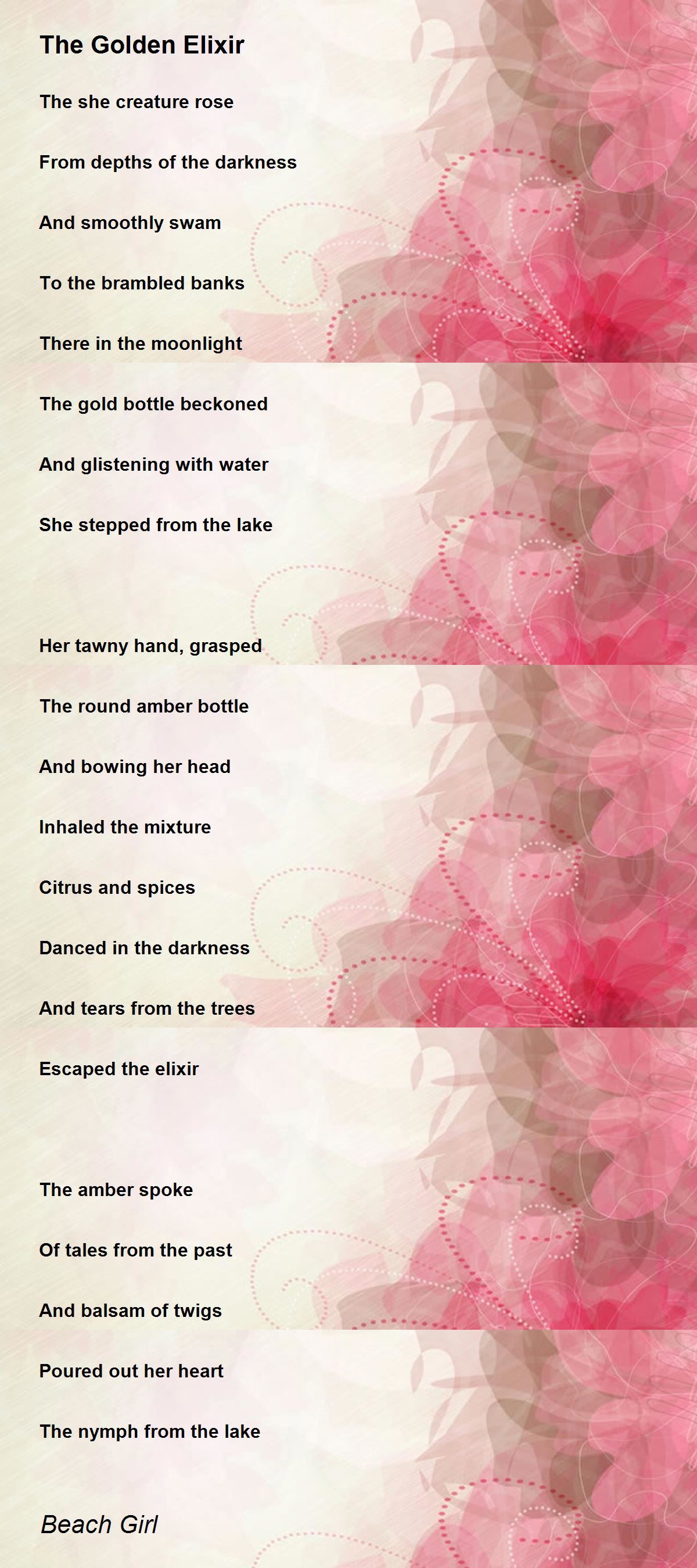 The Elixir Poem By Herbert Poem Hunter vrogue.co