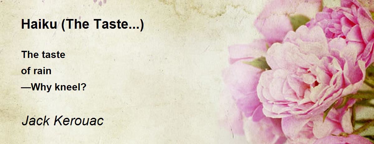 Haiku the taste essay 04 image