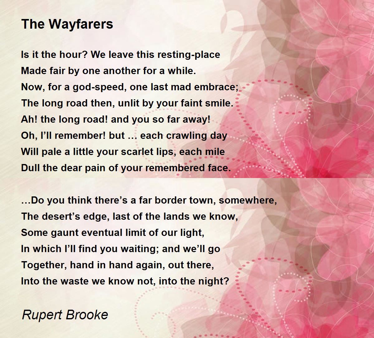 😊 The wayfarer poem. POEM A SPIRIT OF POETRY BY JACQUES SPRENKIE MATEYA. 20190211