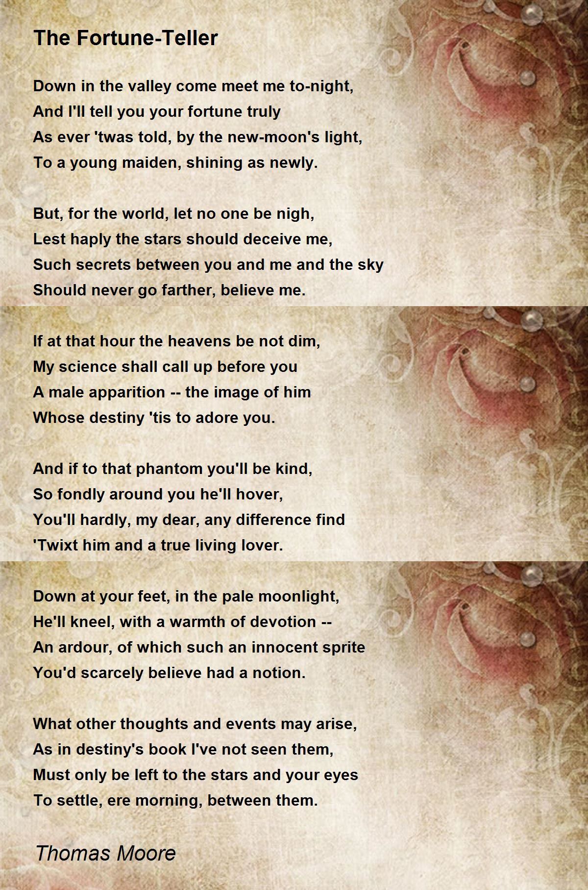 The The Poem by Thomas Moore
