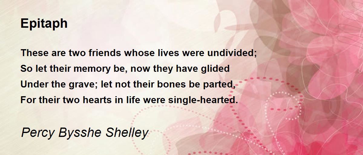 Epitaph Poems Examples – 100 Memorable Epitaphs and Headstone Quotes – BIMJ