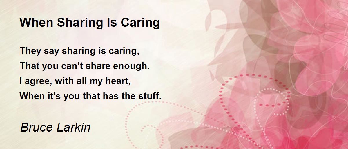love text a message short Poem When Hunter Bruce Sharing by Is Larkin Caring Poem love text a message short Poem When Hunter Bruce Sharing by Is Larkin Caring Poem