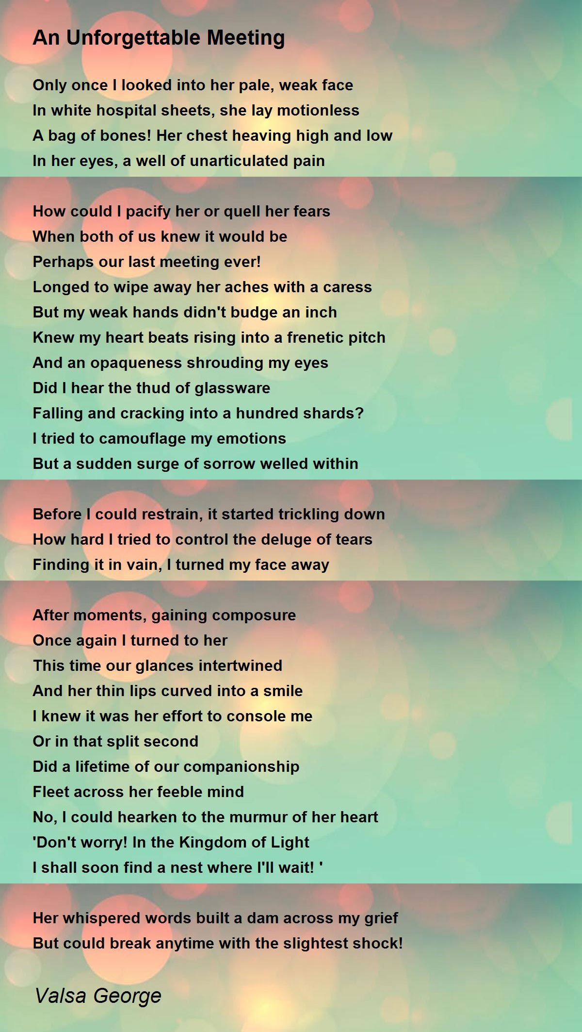 An Meeting An Meeting Poem by Valsa