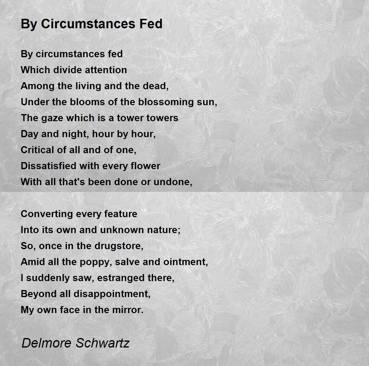 end night quotes the of Hunter Delmore Fed By by Poem Circumstances Poem Schwartz end night quotes the of Hunter Delmore Fed By by Poem Circumstances Poem Schwartz