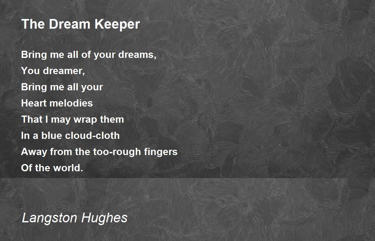 A Poem The Dreamers Dream Of The