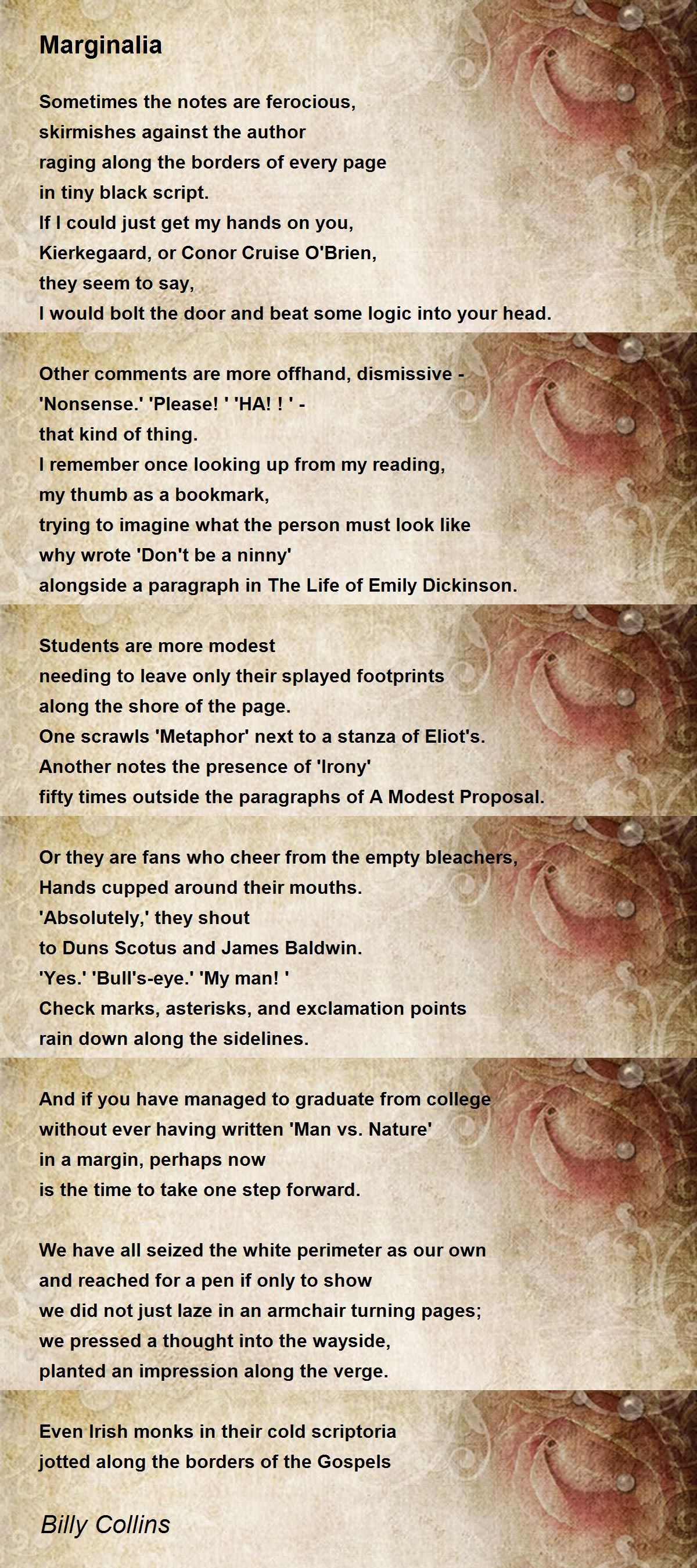 Introduction To Poetry Poem By Billy Collins Poem Hunter