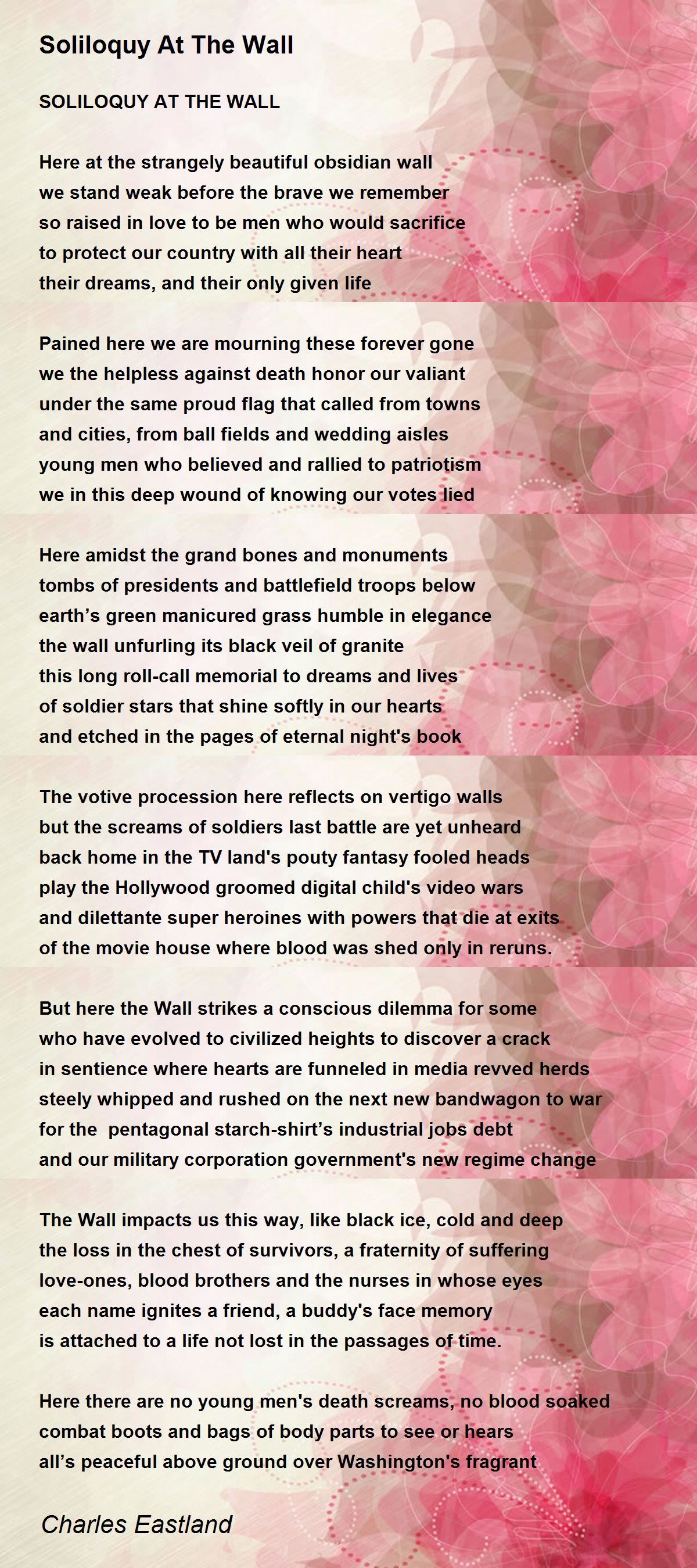 Great wall poem
