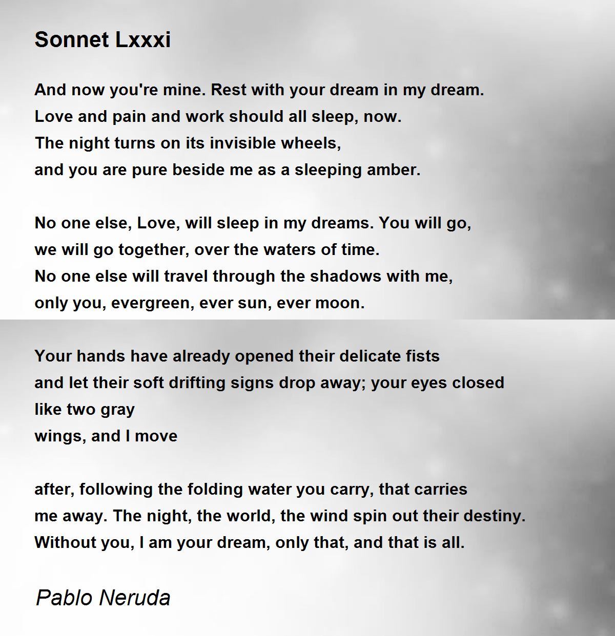 Neruda ljubavni sonet 92 pablo Pablo Neruda: