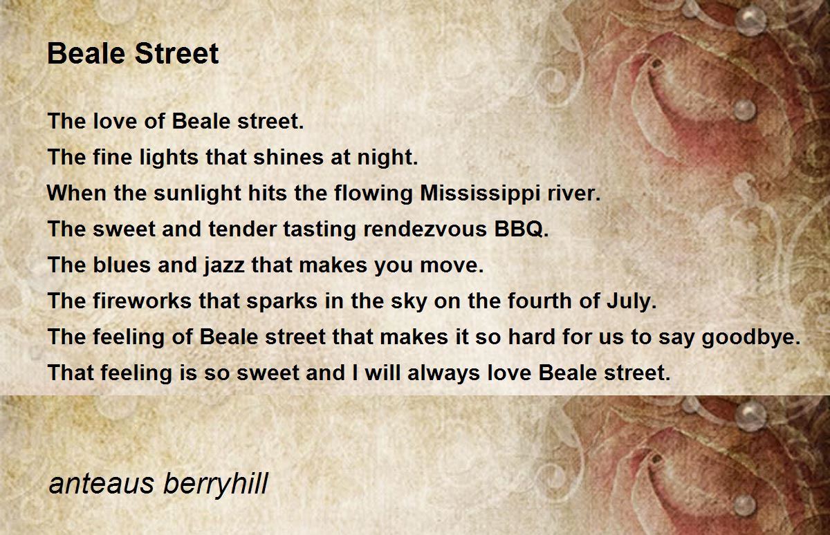 Beale Street Beale Street Poem by anteaus berryhill
