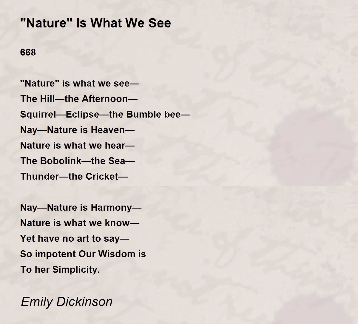 short poem on nature - www.caliphtrade.com.