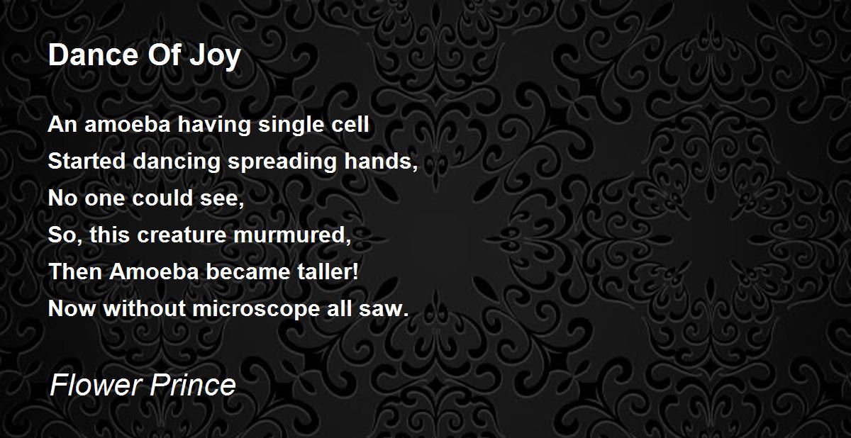 Dance Of Joy Dance Of Joy Poem by Flower Prince
