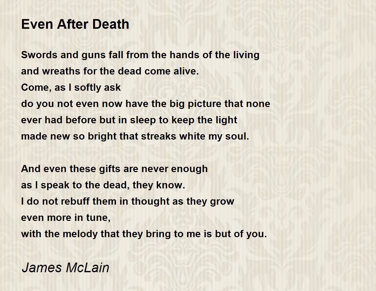 Even After Death Even After Death