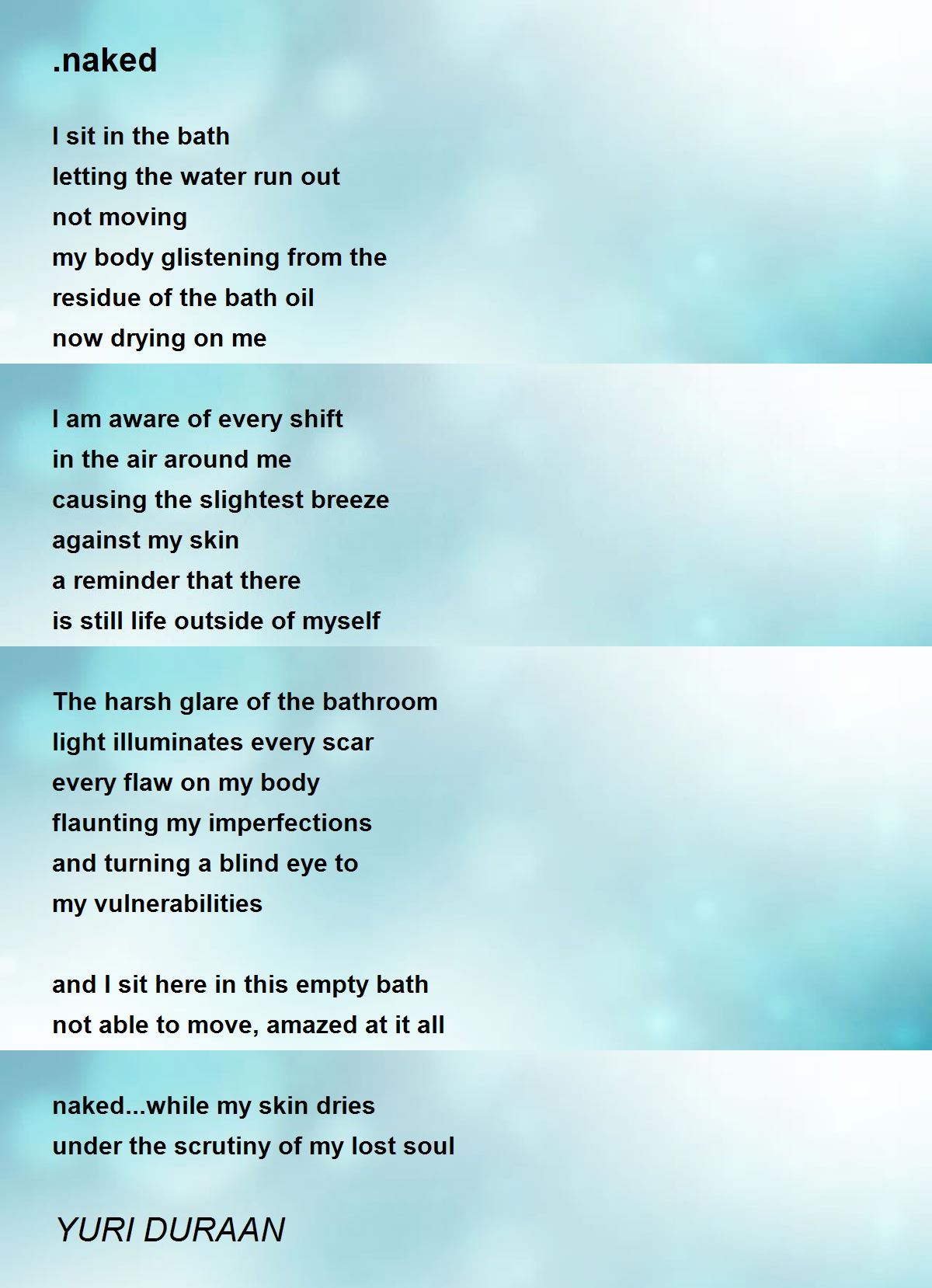 Naked Poem 31